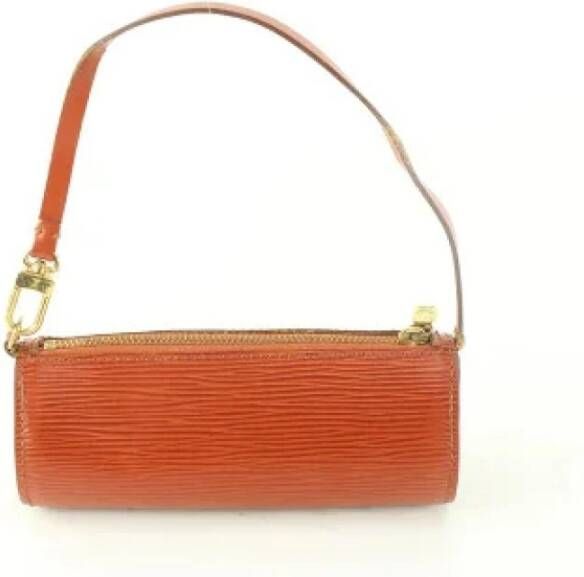 Louis Vuitton Vintage Tweedehands schoudertas Oranje Dames