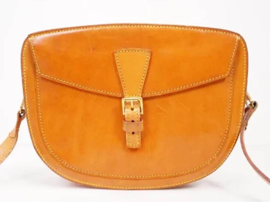 Louis Vuitton Vintage Tweedehands schoudertas Oranje Dames