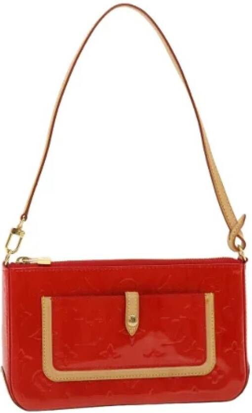 Louis Vuitton Vintage Tweedehands schoudertas Rood Dames