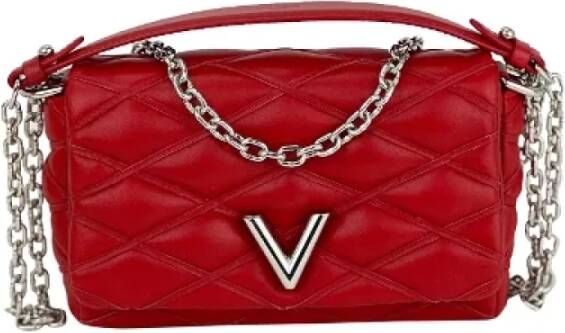Louis Vuitton Vintage Tweedehands schoudertas Rood Dames