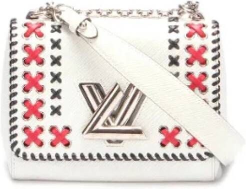 Louis Vuitton Vintage Tweedehands schoudertas White Dames