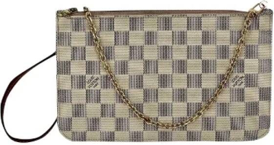 Louis Vuitton Vintage Tweedehands schoudertas White Dames