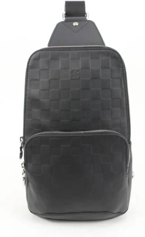 Louis Vuitton Vintage Tweedehands schoudertas Zwart Dames