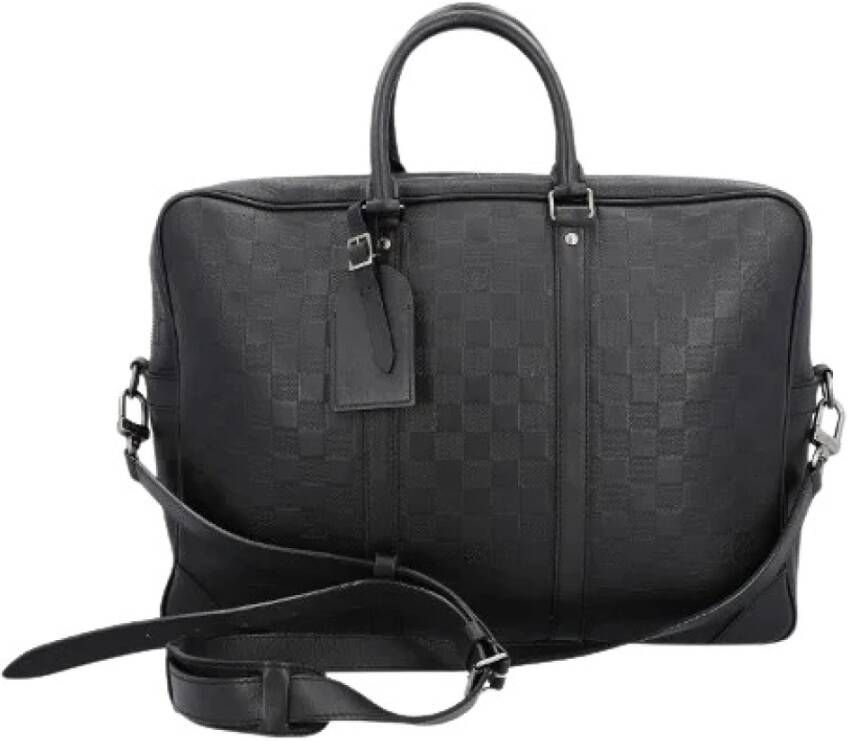 Louis Vuitton Vintage Tweedehands schoudertas Zwart Dames