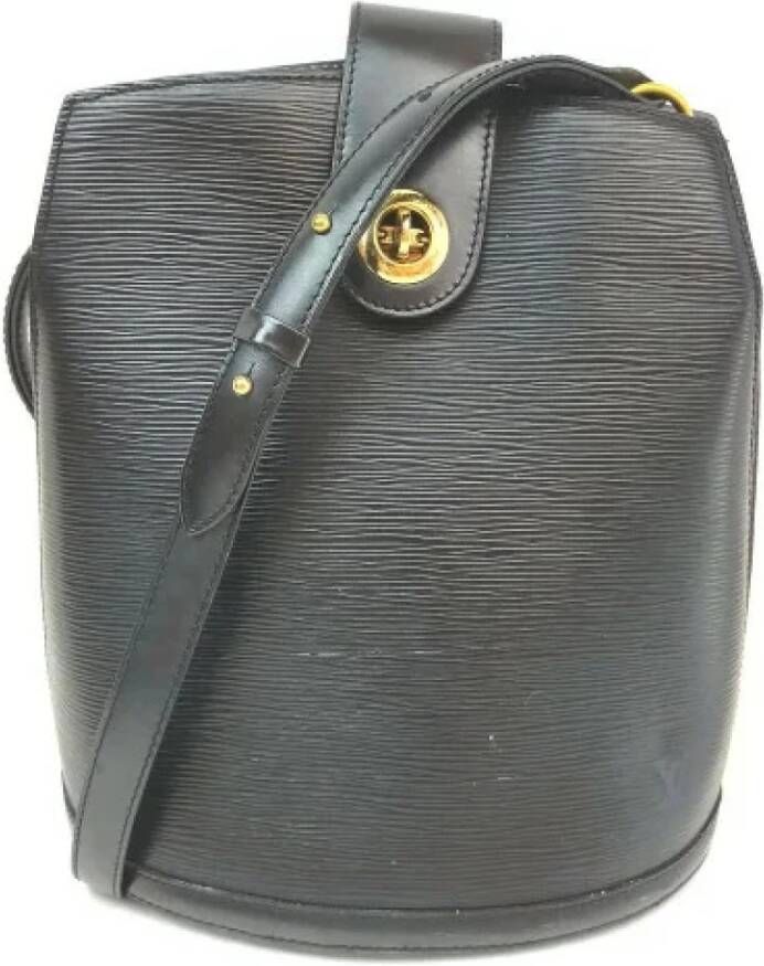 Louis Vuitton Vintage Tweedehands schoudertas Zwart Dames