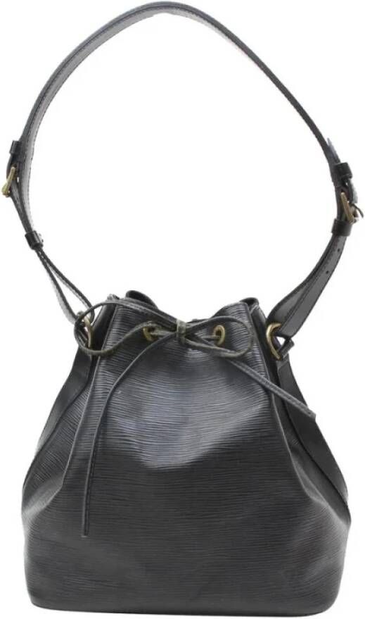 Louis Vuitton Vintage Tweedehands schoudertas Zwart Dames