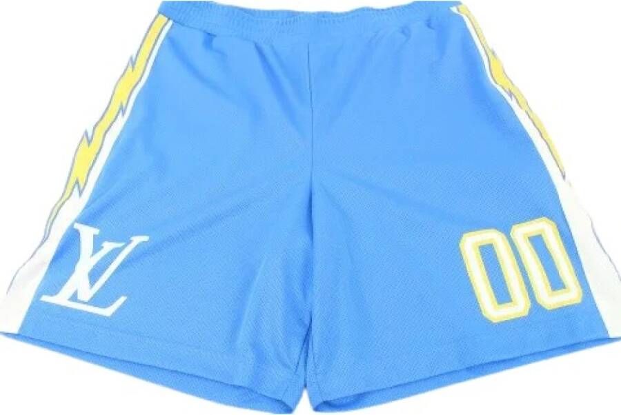 Louis Vuitton Vintage Tweedehands shorts Blauw Dames