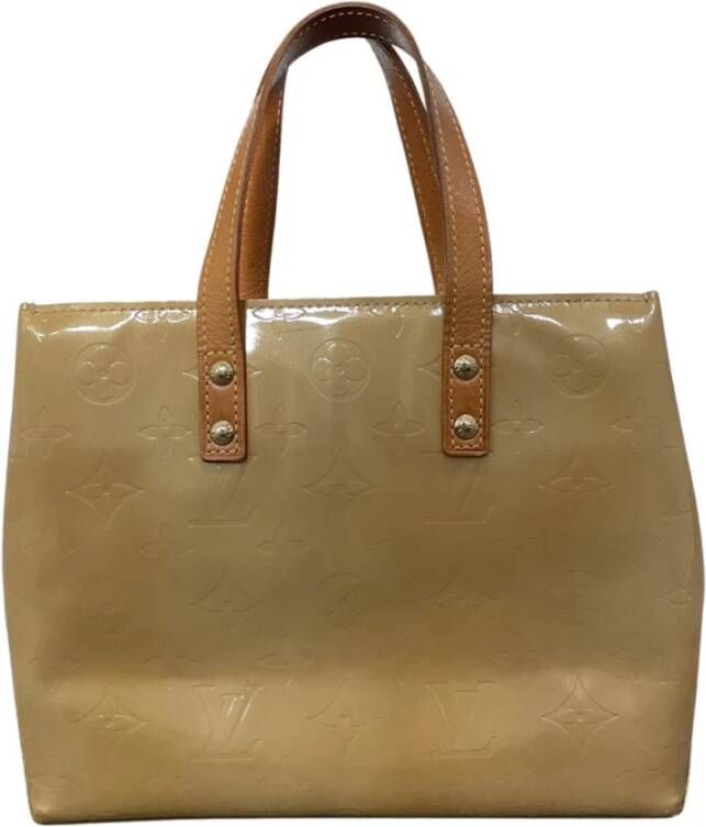 Louis Vuitton Vintage Tweedehands tas Beige Dames