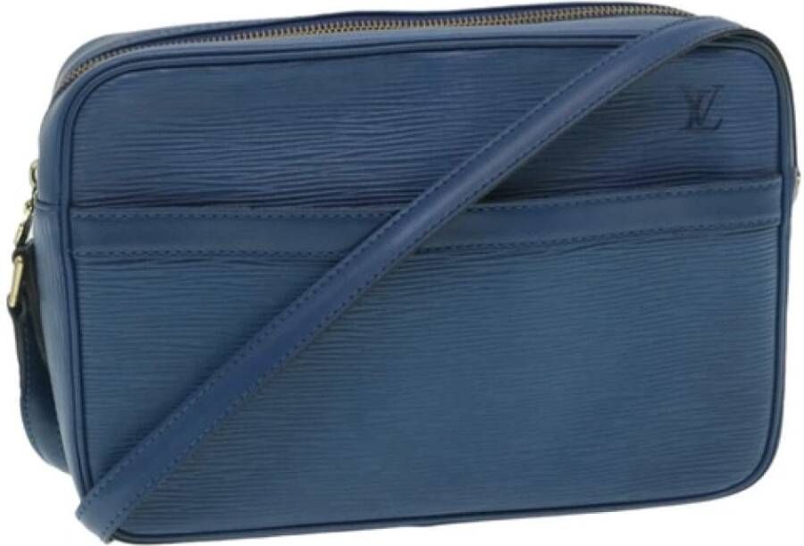 Louis Vuitton Vintage Tweedehands tas Blauw Dames