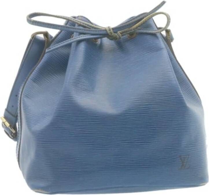 Louis Vuitton Vintage Tweedehands tas Blauw Dames