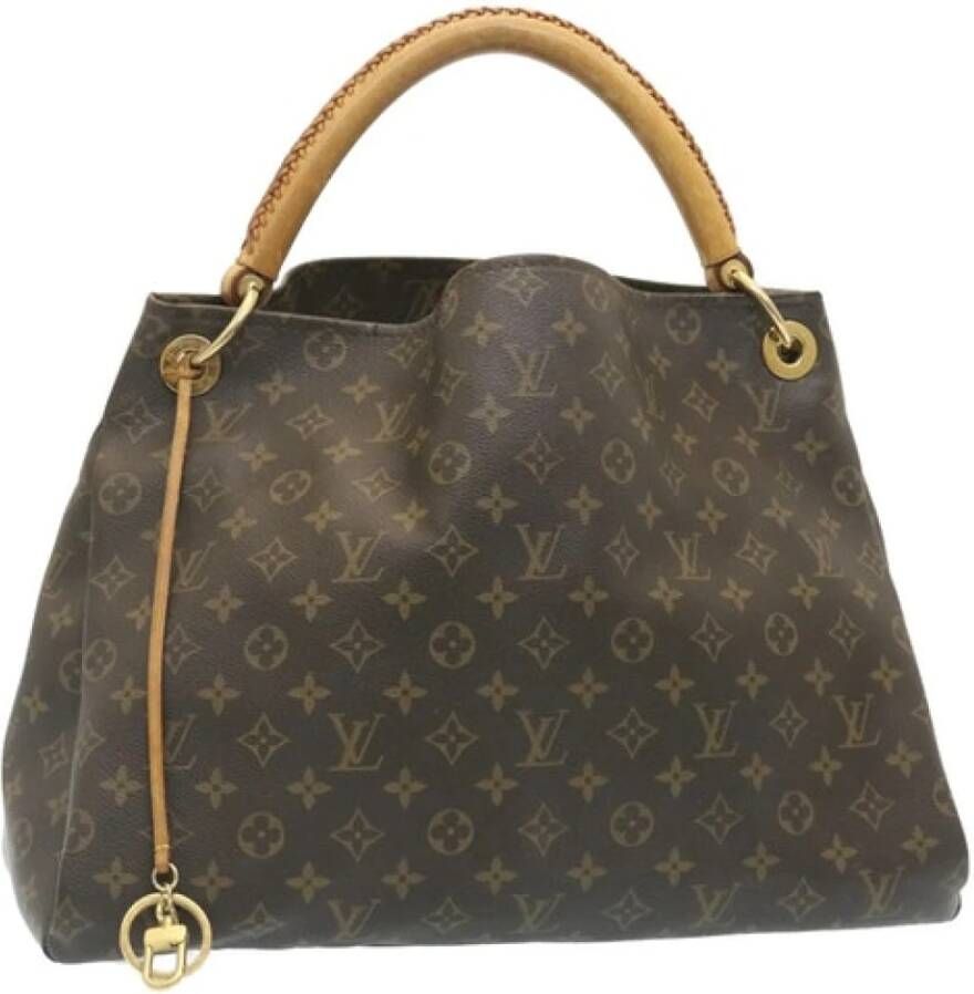 Louis Vuitton Vintage Tweedehands tas Bruin Dames
