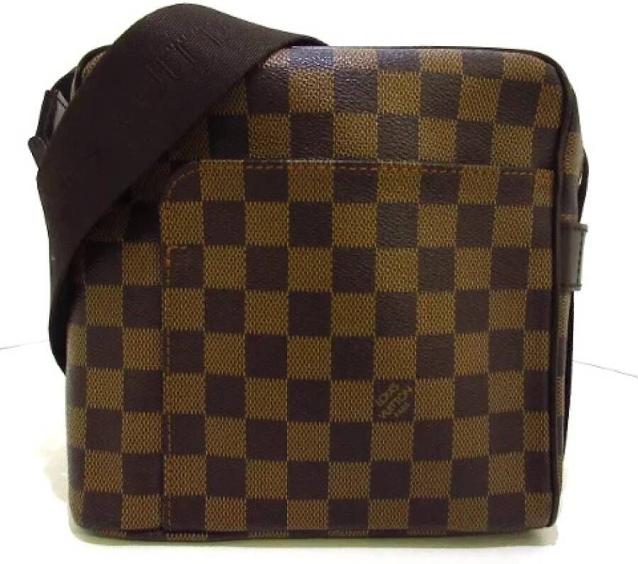 Louis Vuitton Vintage Tweedehands tas Bruin Dames