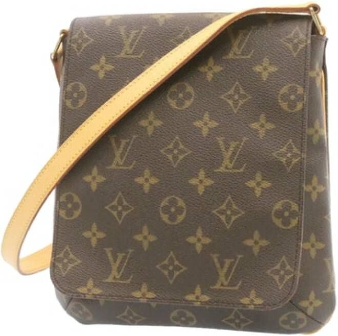 Louis Vuitton Vintage Tweedehands tas Bruin Dames