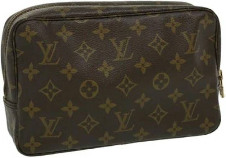 Louis Vuitton Vintage Tweedehands tas Bruin Heren
