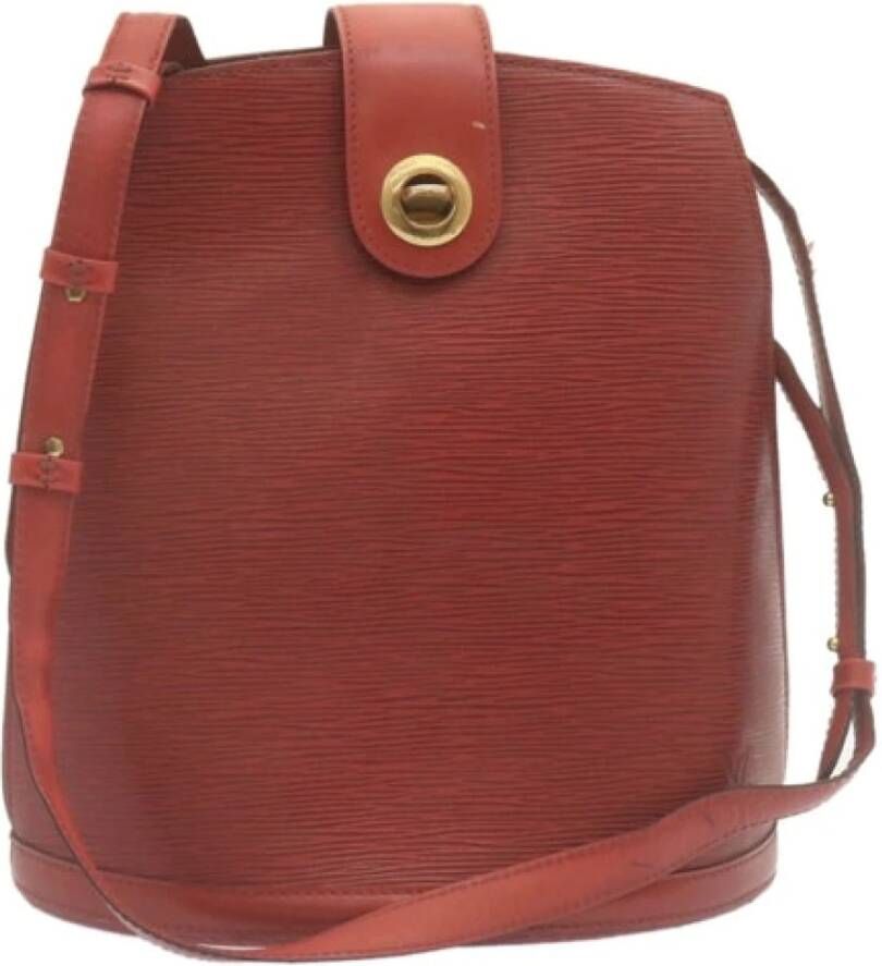 Louis Vuitton Vintage Tweedehands tas Rood Dames