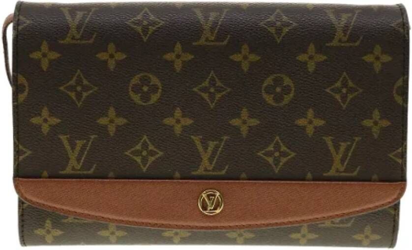 Louis Vuitton Vintage Voldoende kruisbodemtassen Bruin Dames