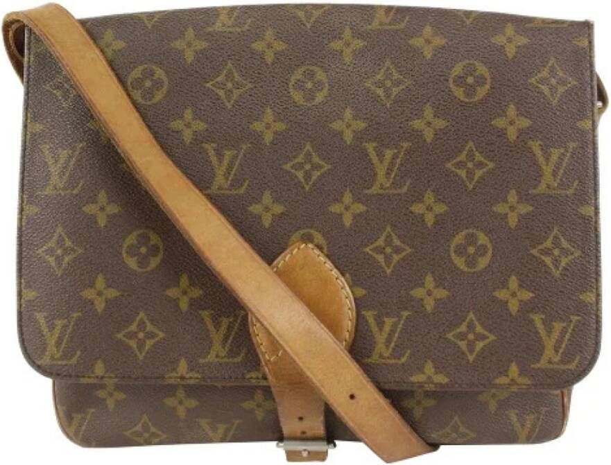 Louis Vuitton Vintage Voldoende kruispunttas Bruin Dames
