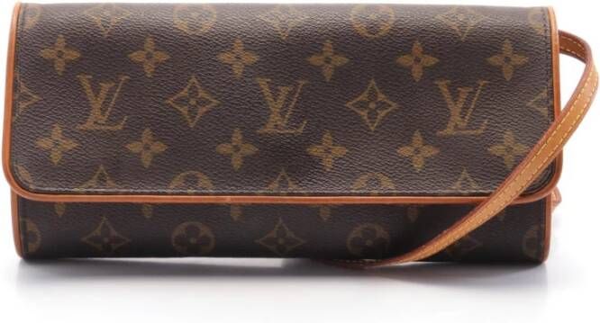 Louis Vuitton Vintage Voldoende schoudertas Bruin Dames