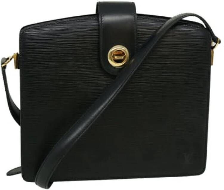 Louis Vuitton Vintage Voldoende schoudertas Zwart Dames