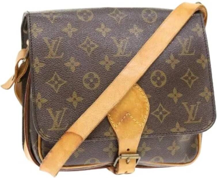 Louis Vuitton Vintage Voldoende schoudertassen Bruin Dames
