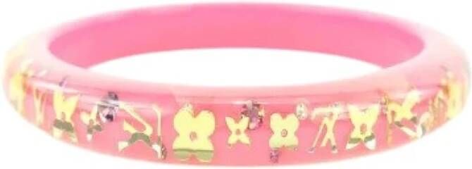 Louis Vuitton Vintage Voldoende stoffen armbanden Roze Dames