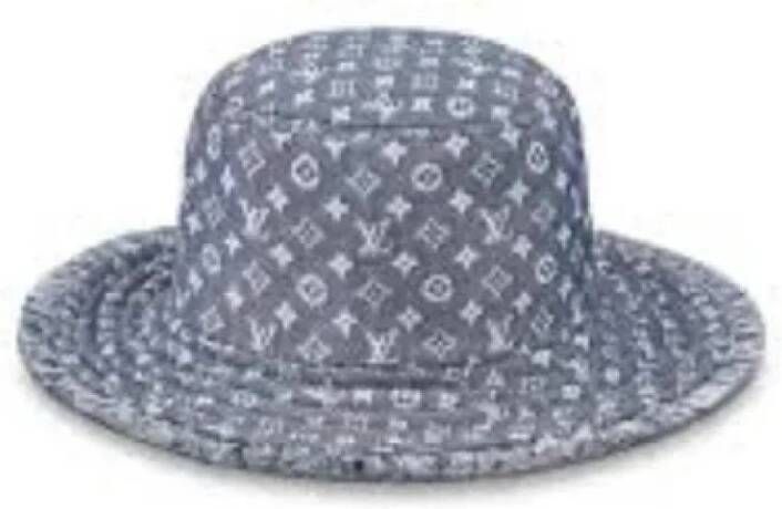 Louis Vuitton Vintage Voldoende stoffen hoeden Grijs Dames