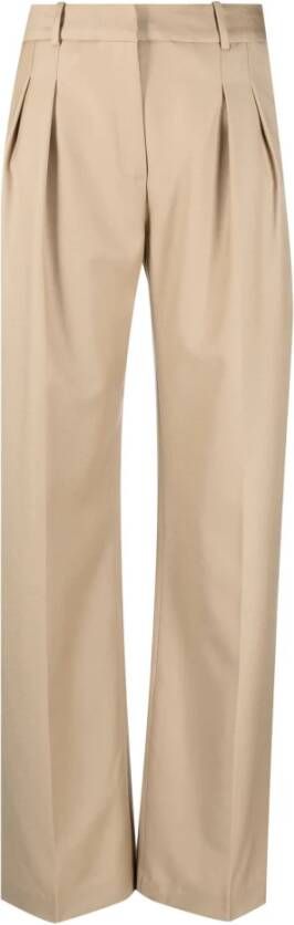 Loulou Studio Beige Broek voor Dames Beige Dames