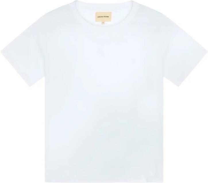 Loulou Studio SS Oversize T Shirt White Dames