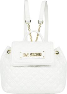 Love Moschino Backpacks Wit Dames