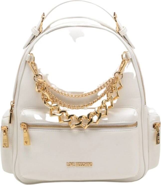 Love Moschino Backpacks Wit Dames