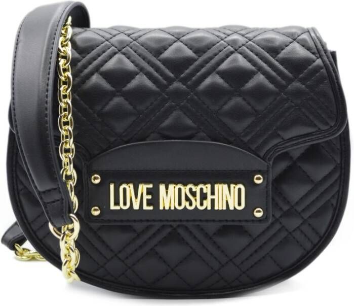 Love Moschino Crossbody bags Borsa Quilted Bag Pu in zwart