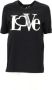 Love Moschino Bedrukt T-shirt Zwart Dames - Thumbnail 1