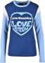 Love Moschino Blauw T-shirt uit de Collection Blauw Dames - Thumbnail 1