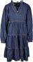 Love Moschino Uitlopende Spijkerjurk met Gerimpelde Rok Blue Dames - Thumbnail 3