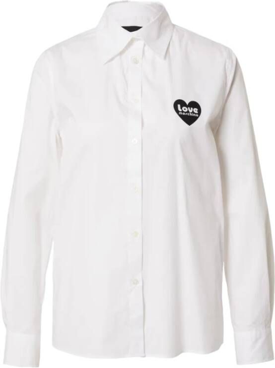 Love Moschino Casual Shirts Wit Dames