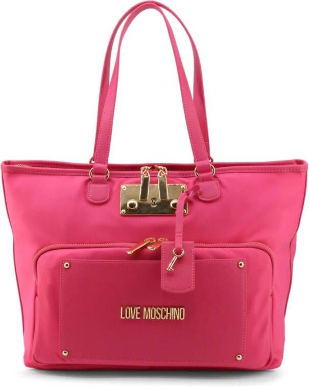 Love Moschino Lente Zomer Vrouwelijke Shopper Roze Dames