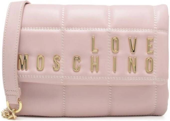 Love Moschino Cross Body Tassen Stijlvolle Collectie Roze Dames