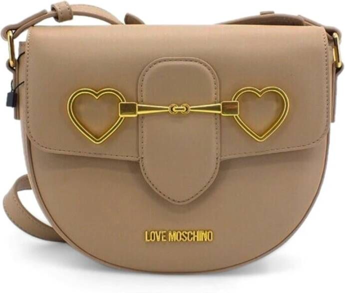 Love Moschino Crossbody bags Borsa Pu in beige