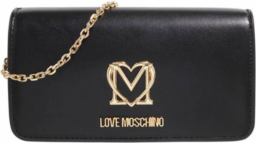 Love Moschino Crossbody bags Portaf. Craftsman Slg Pu in zwart