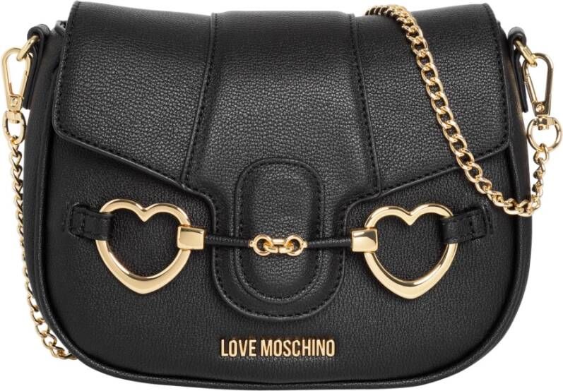Love Moschino Women's Clutch Bag Zwart Dames