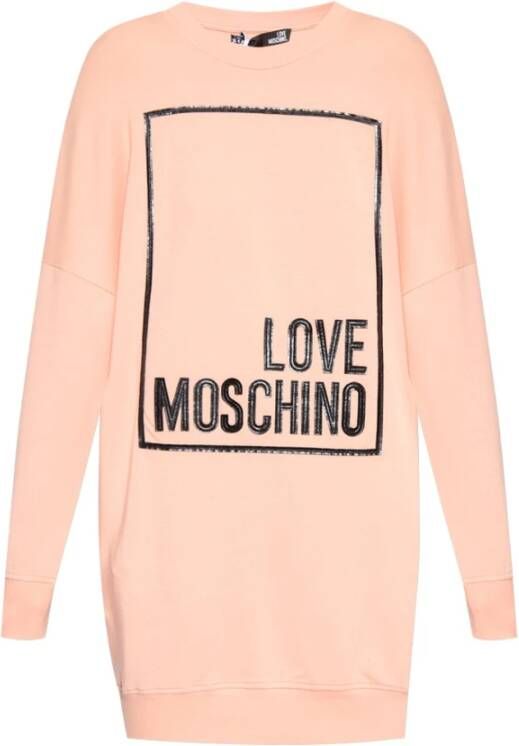 Love Moschino Dag korte jurk Roze Dames