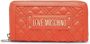 Love Moschino Polyurethaan portemonnee met meerdere vakken voor vrouwen Orange Dames - Thumbnail 1