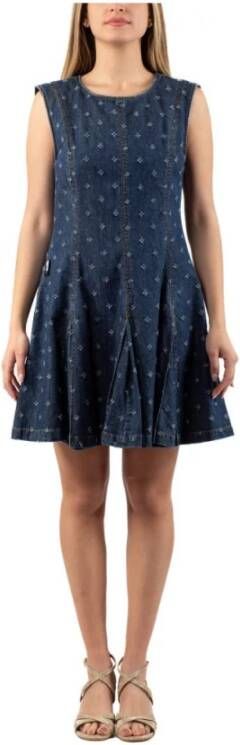 Love Moschino Short Dresses Blauw Dames