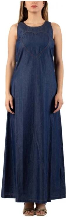 Love Moschino Maxi Dresses Blauw Dames