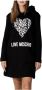 Love Moschino T-shirt Leopard Heart Hoodie Jurk Lange Mouw - Thumbnail 1