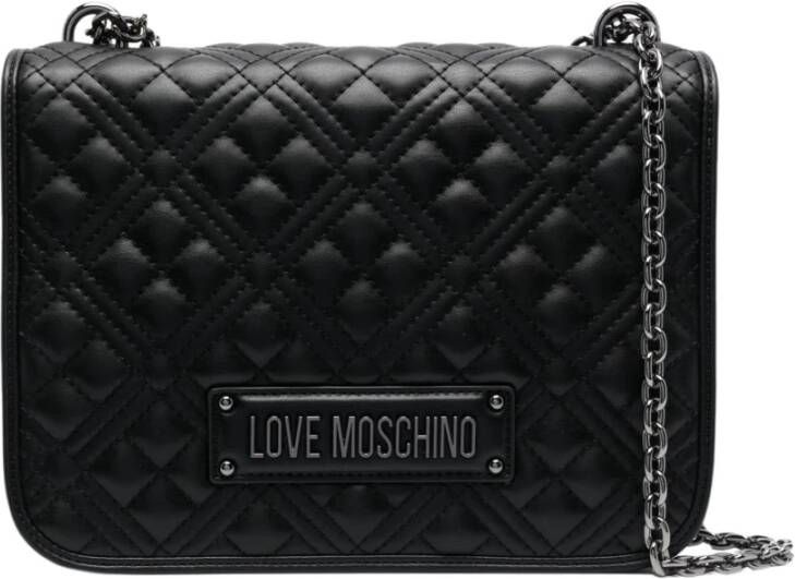 Love Moschino Elegante Cross Body Tas voor Vrouwen Black Dames