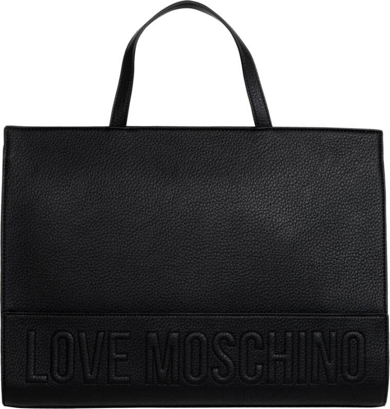 Love Moschino Elegante en functionele handtas voor moderne vrouwen Zwart Dames