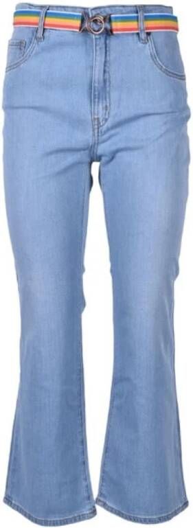 Love Moschino Flared Jeans voor Dames Bluaw Blauw Dames