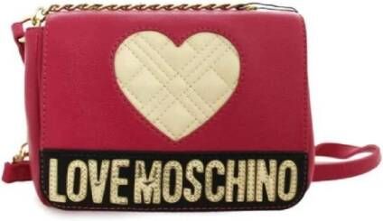 Love Moschino Fuchsia Schoudertas voor Dames Roze Dames
