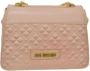 Love Moschino Gewatteerde roze schoudertas voor dames Roze Dames - Thumbnail 1